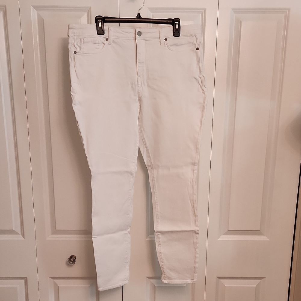 NYDJ Women's Cream Skinny Jeans